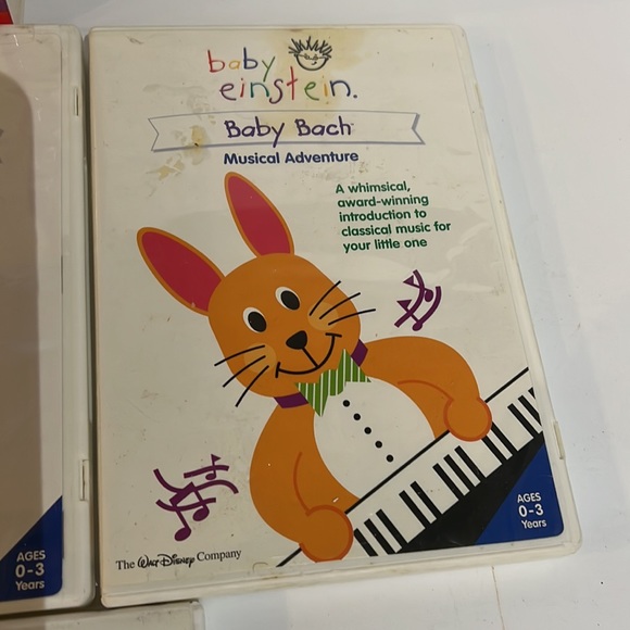 BABY EINSTEIN 4-Pack Vol.1 DVD Newton, Bach, Einstein, Shakespeare 4-Disc Set - Picture 4 of 8